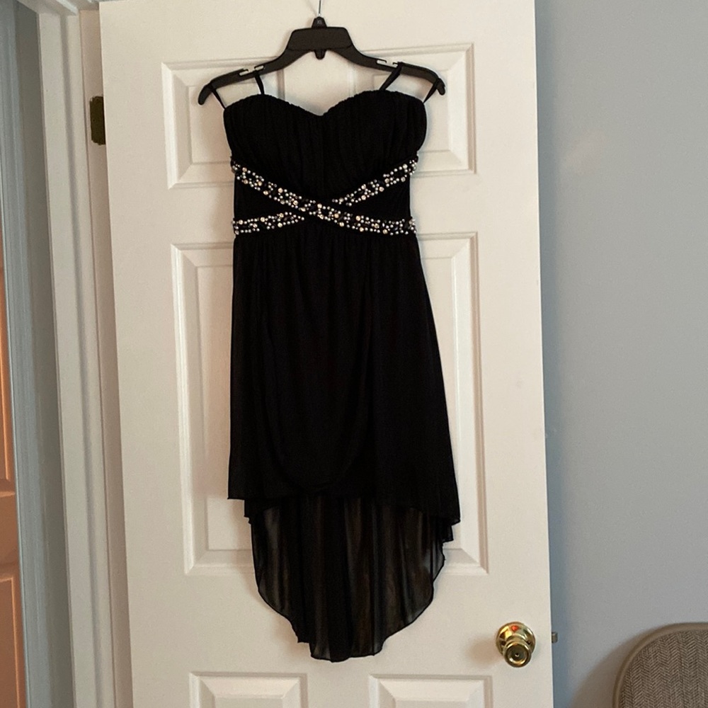 Black High-Low Formal Dress